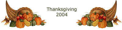 Thanksgiving 2004 at the Segura's